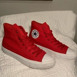 Converse Chuck Taylor II All Red Shoes